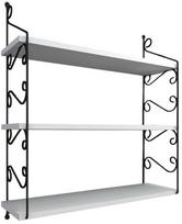 Lentyna Kalune Design Seramoni 3, balta/juoda