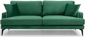 Trivietė sofa Kalune Design Papira, žalia
