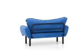 melyna sofa lova - Sofa Kalune Design Chatto, mėlyna - 6 nuotrauka