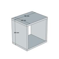 Pirkti Pakabinama lentyna Kalune Design Box Cube, balta - Photo 5