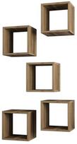 Pakabinama lentyna Kalune Design Box Cube, ruda