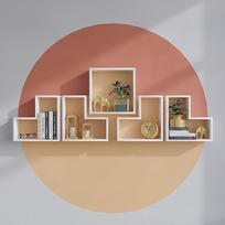 pakabinamos lentynos - Pakabinama lentyna Kalune Design Elitra, balta - 2 nuotrauka