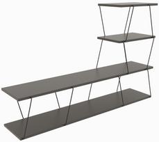 TV staliukas Kalune Design Ilgaz, pilkas