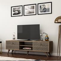 tv staliukai - TV staliukas Kalune Design New York, pilkas - 4 nuotrauka