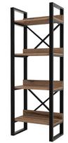 Pastatoma lentyna Kalune Design Adisa, juoda/tamsiai ruda