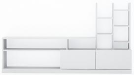 svetaines staliukas - Kalune Design TV vienetas Dolunay - Baltas - 2 nuotrauka