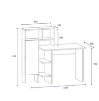 135 60 - Rašomasis stalas Kalune Design 550 (I), 111,8 cm, baltas - 5 nuotrauka