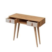 zurnalinis staliukas azuol - Šoninis staliukas Kalune Design Lawen, rudas/baltas - 2 nuotrauka