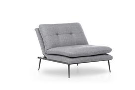 fotelis hanah - Fotelis Kalune Design Martin Solo, pilkas - 2 nuotrauka
