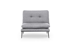 fotelis hanah - Fotelis Kalune Design Martin Solo, pilkas - 3 nuotrauka