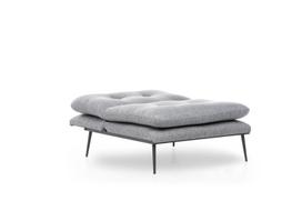 fotelis hanah - Fotelis Kalune Design Martin Solo, pilkas - 6 nuotrauka