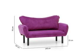 kalune design love - Sofa Kalune Design Chatto, violetinė - 7 nuotrauka