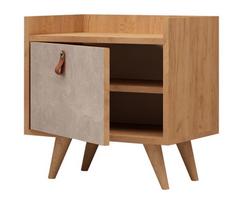 Naktinė spintelė Kalune Design Paju, ruda