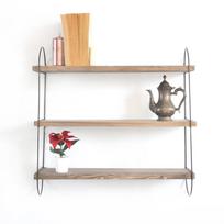 pakabinama lentyna medine - Kalune Design Sienos lentyna WR041 - 8 nuotrauka