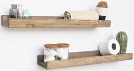 2-jų lentynų komplektas Kalune Design AA073, rudas