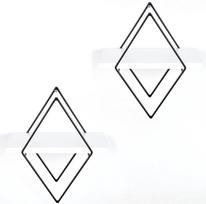 2-jų lentynų komplektas Kalune Design WR057, baltas