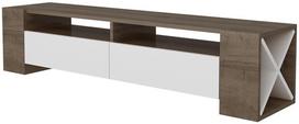 TV staliukas Kalune Design Sosruko, rudas/baltas