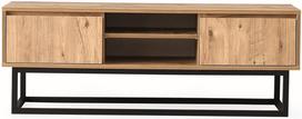 TV staliukas Kalune Design Belinda 180 cm, juodas/rudas