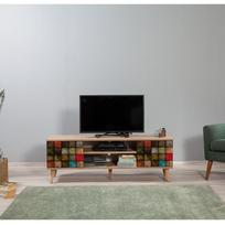 40 tv stovas - TV staliukas Kalune Design 863(I), įvairių spalvų/ąžuolo spalvos - 4 nuotrauka