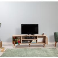 40 tv stovas - TV staliukas Kalune Design 863(I), įvairių spalvų/ąžuolo spalvos - 5 nuotrauka