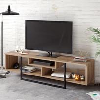 40 tv stovas - TV staliukas Kalune Design Asal 150 cm, rudas/juodas - 2 nuotrauka