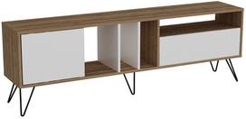 TV staliukas Kalune Design Mistico 180 cm, rudas/baltas