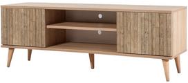 40 tv stovas - TV staliukas Kalune Design 863(I), smėlio spalvos/ąžuolo spalvos - 1 nuotrauka
