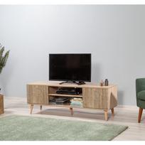 40 tv stovas - TV staliukas Kalune Design 863(I), smėlio spalvos/ąžuolo spalvos - 5 nuotrauka