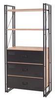 Pastatoma lentyna Kalune Design Cosmo Cortex, ruda/juoda