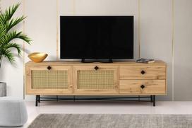 40 tv stovas - TV staliukas Kalune Design 854(III), 180 cm, smėlio spalvos - 3 nuotrauka