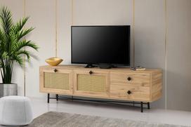40 tv stovas - TV staliukas Kalune Design 854(III), 180 cm, smėlio spalvos - 4 nuotrauka