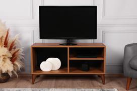 tv staliukas pusies - TV staliukas Kalune Design Zisino, tamsiai rudas - 8 nuotrauka