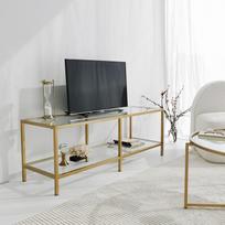 40 tv stovas - TV staliukas Kalune Design Basic TV501, aukso spalvos - 6 nuotrauka