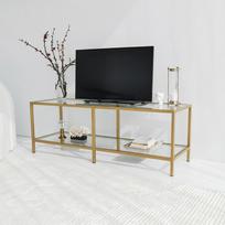 40 tv stovas - TV staliukas Kalune Design Basic TV501, aukso spalvos - 7 nuotrauka