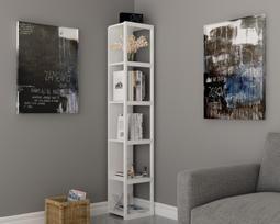 pakabinamos lentynos knygoms - Lentyna Kalune Design Texas, balta - 2 nuotrauka