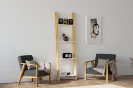 Pirkti Pastatoma lentyna Kalune Design Fayko, balta/šviesiai ruda - Photo 3