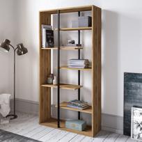 graikiniai riesutai - Lentyna Kalune Design Presto, ruda/juoda - 2 nuotrauka