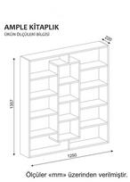 Pirkti Pastatoma lentyna Kalune Design Ample, balta - Photo 3