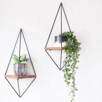 graikiniai riesutai - Lentyna Kalune Design 792, ruda/juoda - 3 nuotrauka