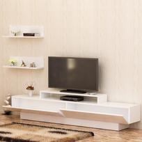 svetaines staliukas - Kalune Design TV vienetas Lucca TV - Baltas, Baltas - 3 nuotrauka