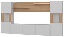 Kalune Design TV vienetas Lore - Baltas, Teak