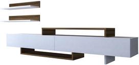 Kalune Design TV vienetas Nirvana - Baltas, Teak