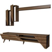 berilis - Kalune Design TV vienetas Beril - Walnut - 1 nuotrauka