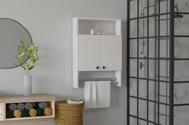 60 cm vonios spintele - Vonios spintelė Kalune Design Banyo, balta - 3 nuotrauka