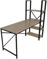 Rašomasis stalas Kalune Design Centile, ąžuolo spalvos/juodas