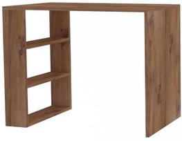 rasomasis stalas 90 cm - Kalune Design Puqa Design rašomasis stalas Cool, šviesiai rudas - 2 nuotrauka