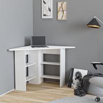 baltas stalas darbui - Kalune Design Arnetti kampinis rašomasis stalas, baltas - 2 nuotrauka