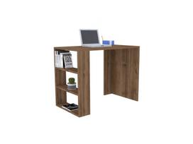rasomasis stalas 90 cm - Rašomasis stalas Kalune Design Cool, rudas - 2 nuotrauka