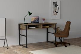 stalas 120 x 60 - Rašomasis stalas Kalune Design Nove, rudas - 3 nuotrauka