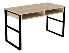 Rašomasis stalas Kalune Design Misto, rudas/juodas